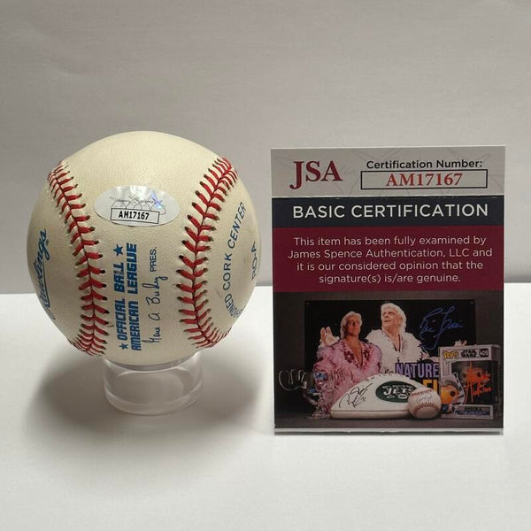 Mel Stottlemyre Single Signed Baseball. Auto JSA Image 3