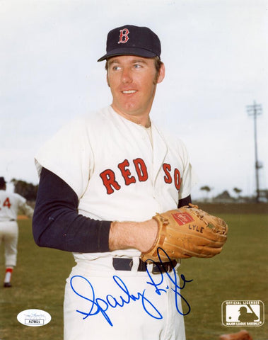 Sparky Lyle Signed 8x10 Boston Red Sox Photo. Auto JSA Image 1