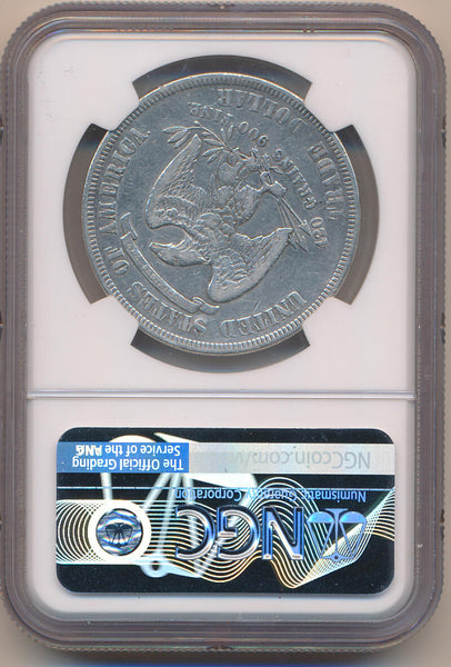 1877 Trade Silver Dollar, NGC XF Details Image 2