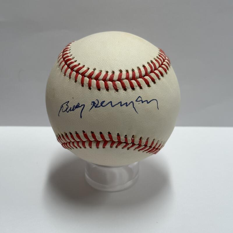 Billy Herman Single Signed Baseball. Auto PSA Image 1