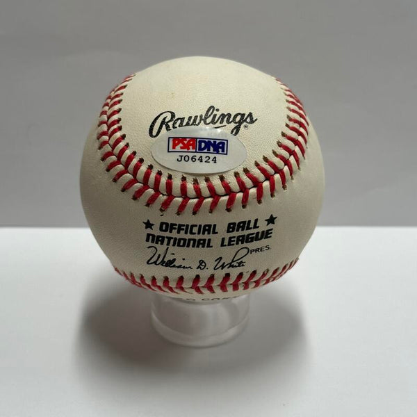 Billy Herman Single Signed Baseball. Auto PSA Image 2