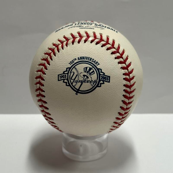 Derek Jeter Single Signed Yankees 100th Year Anniversary Baseball. Auto PSA Image 2