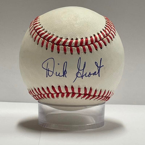 Dick Groat Single Signed Baseball. PSA Image 1