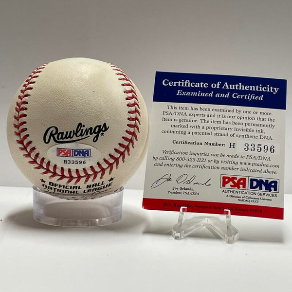 Dolphy Camilli Single Signed Baseball. PSA Image 3