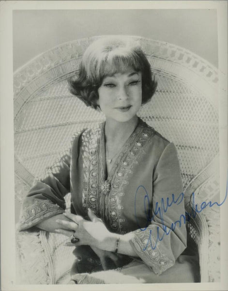Agnes Moorehead Signed 8x10 Photograph. Auto PSA Image 2