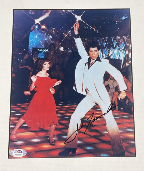 John Travolta Signed Saturday Night Fever 8x10 Photo, Vintage Full Name Signature. Auto PSA Image 2