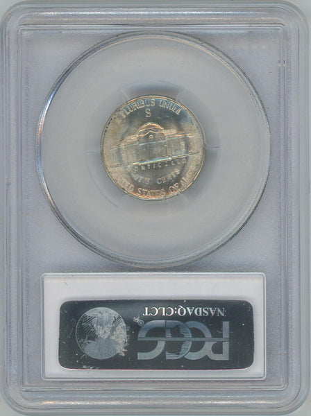 1945 S Jefferson War Nickel. Silver. PCGS MS65 Image 2
