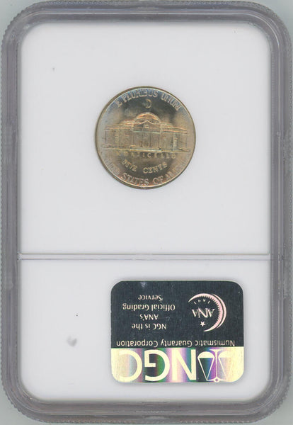 1945 D Silver  Jefferson War Nickel. Silver. NGC MS66 Image 2