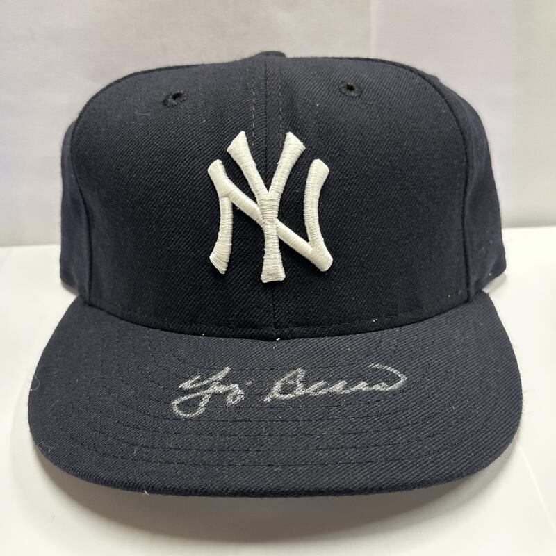 Yogi Berra Signed New Era New York Yankees Cap. Auto JSA Image 1