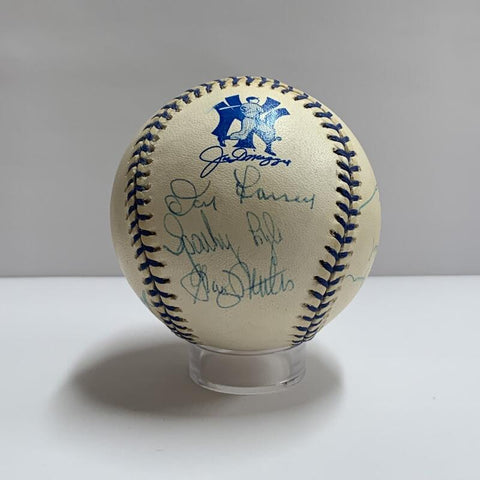 Joe DiMaggio Day 1999 NY Yankees Greats Multi-Signed Baseball. Auto Steiner Image 1