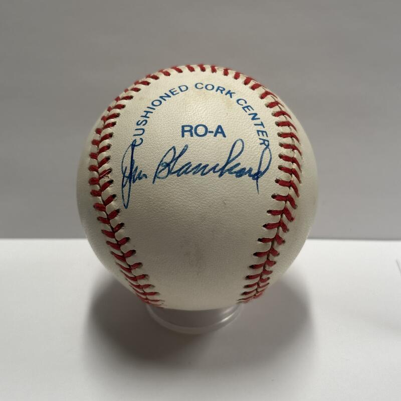 John Blanchard Single Signed Baseball. Auto JSA Image 1