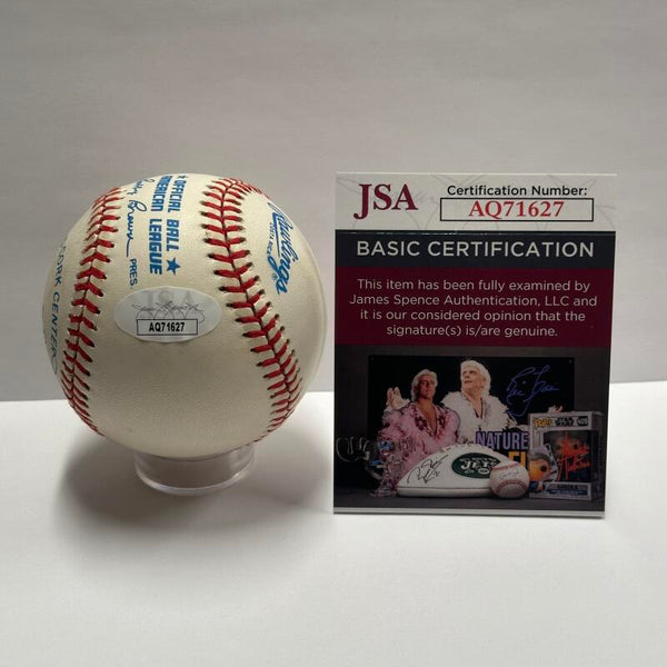 John Blanchard Single Signed Baseball. Auto JSA Image 3