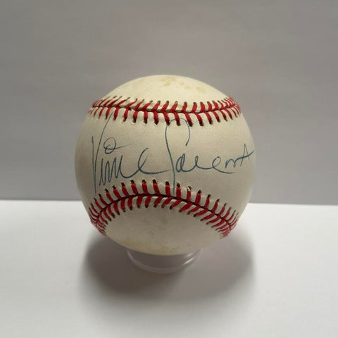 Vince Coleman Single Signed Baseball. Auto JSA Image 1