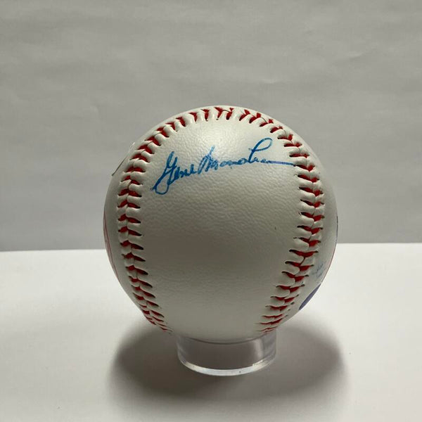 Michael Kay & NY Yankees Announcers and Gene Monahan Multi-Signed Baseball. Auto JSA Image 2