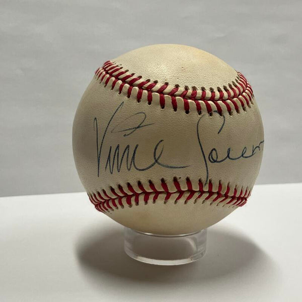 Vince Coleman Single Signed Baseball. Auto JSA Image 2
