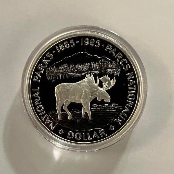 1985 Canada Proof Dollar. Image 3