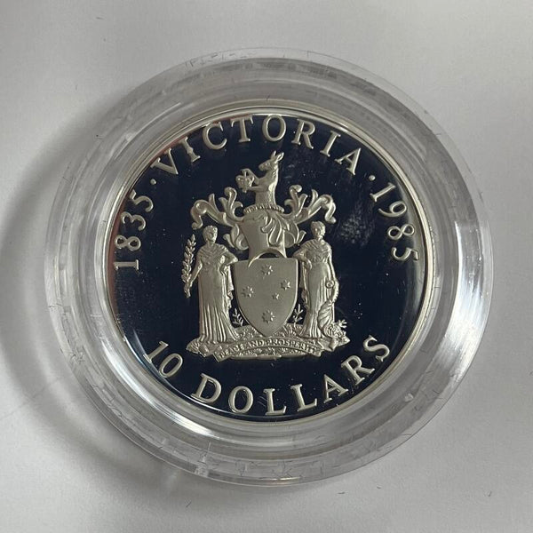 1985 Australia $10 Proof Coin. Image 2