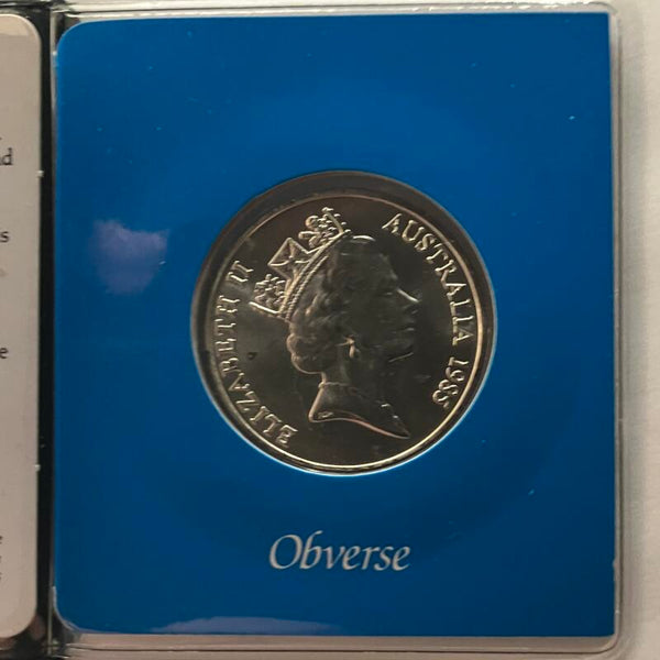 1985 Australia Silver $10 Coin. Image 3