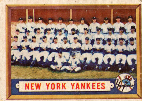 Topps New York Yankees Vintage Team Card #97. Image 1