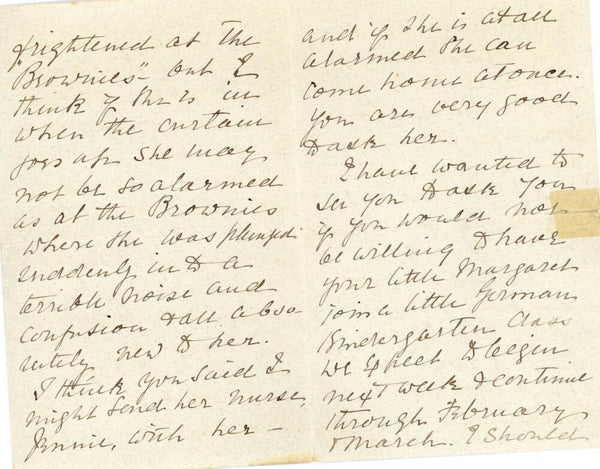 Frances Cleveland Handwritten Letter. Former 1st Lady, Great Content Image 2