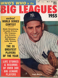 1955 Yogi Berra Who's Who in the Big Leagues Magazine Image 1