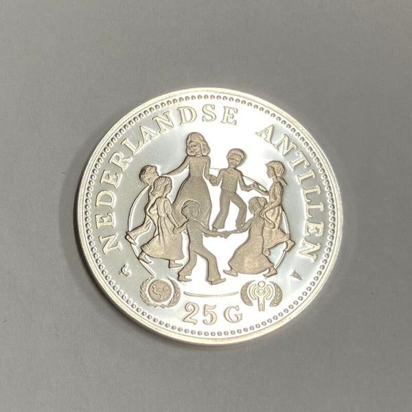 1979 Netherlands Silver Proof. 25 Gulden Image 2