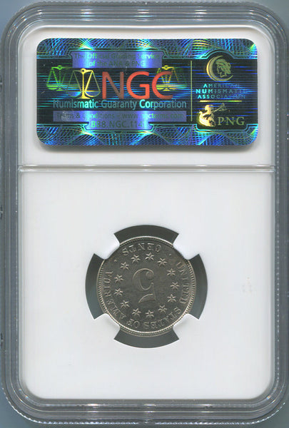 1883 Shield Nickel. NGC MS 64. Philadelphia Mint. Uncirculated!